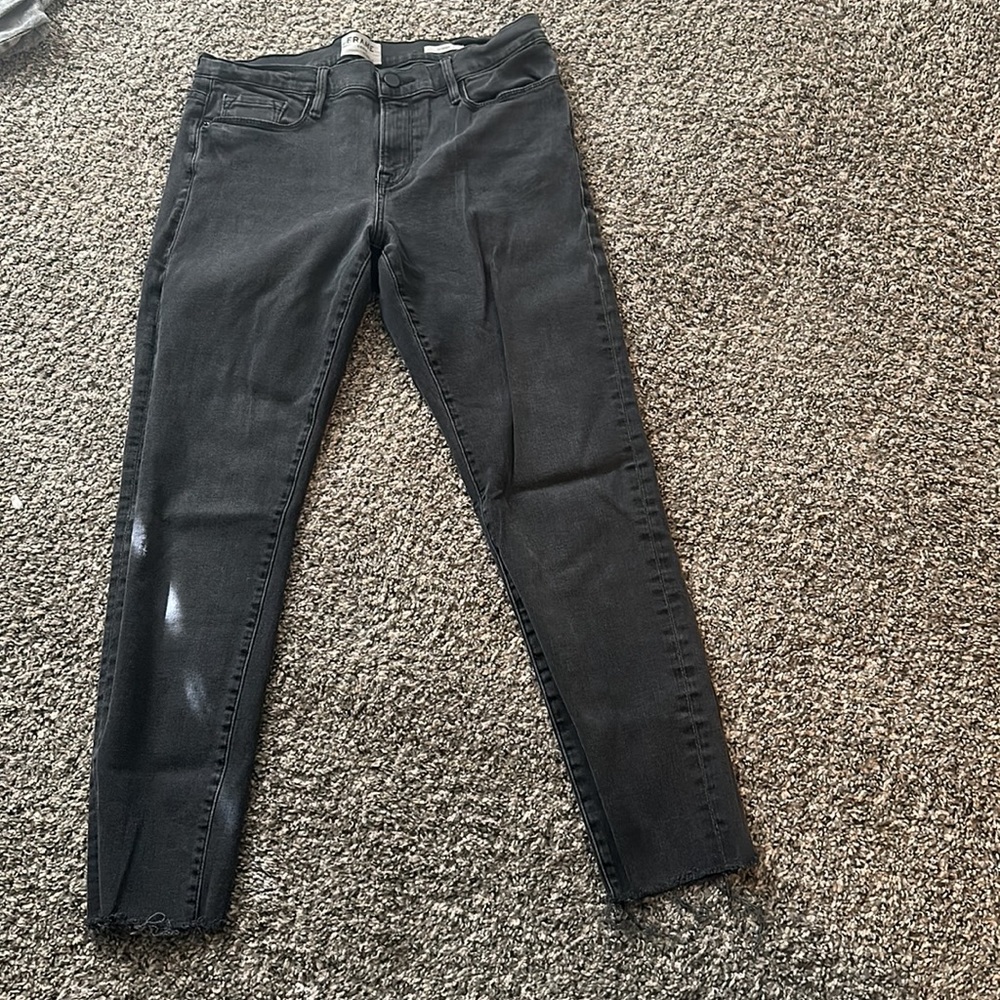 Lightly worn frame jeans